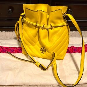 Tory Burch Kira Chevron Mini Bucket Bag
